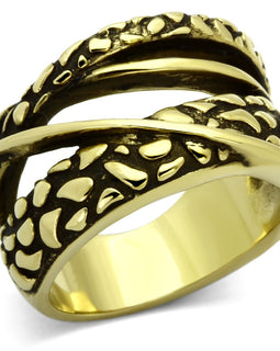 Women Stainless Steel No Stone Rings TK1025