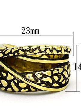 Women Stainless Steel No Stone Rings TK1025